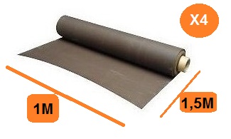 Pack Masse lourde 4 plaques  (Mur-Sol-Plafond surface 6 m2)